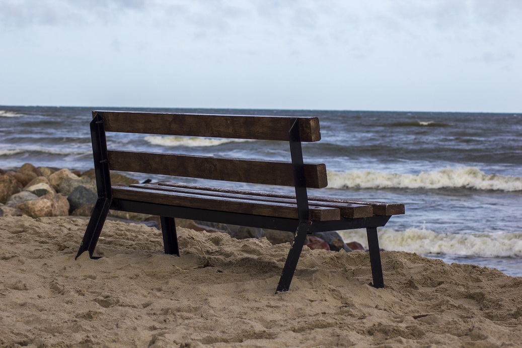 male 20 02 2019 #plaza #lawka #morze